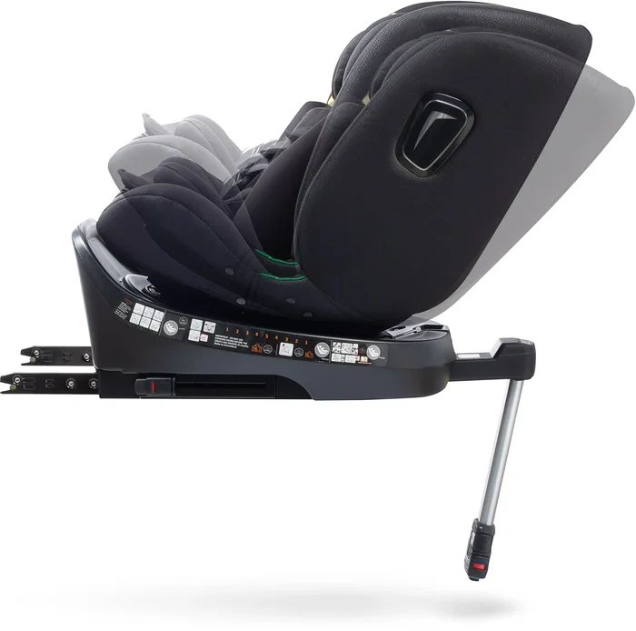 Babyauto Siège Auto Aitana Groupe 0/1/2/3 I-Size 40-150 cm Isofix Pivotant 360° avec Jambe de Force - Noir