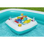 Bestway Piscine Gonflable Enfant 2 Chambres Family Table Flottante 218x218x48 cm +6 Ans