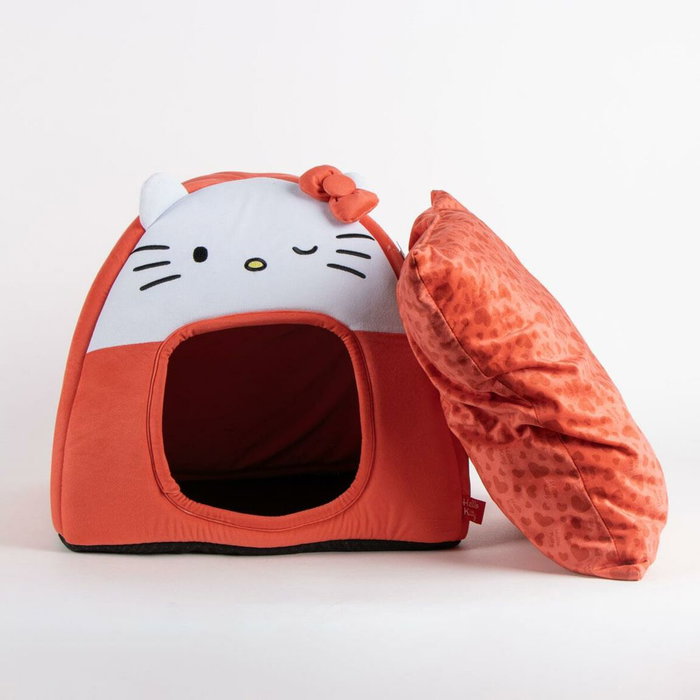 Lit pour chien Hello Kitty Rouge