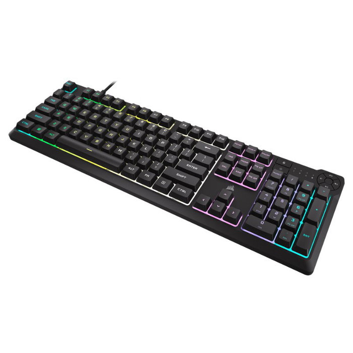 Corsair K55 CORE RGB Teclado Gaming Retroiluminado Negro USB Corsair K55 CORE RGB Teclado Gaming Retroiluminado Negro USB