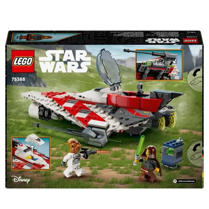 Lego Star Wars 75388 Le Chasseur Stellaire de Jedi Bob - Jouet de Construction Véhicule Star Wars avec 305 Pièces pour Enfants Dès 8 Ans Lego Star Wars 75388 Le Chasseur Stellaire de Jedi Bob - Jouet de Construction Véhicule Star Wars avec 305 Pièces pour Enfants Dès 8 Ans