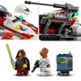 Lego Star Wars 75388 Le Chasseur Stellaire de Jedi Bob - Jouet de Construction Véhicule Star Wars avec 305 Pièces pour Enfants Dès 8 Ans