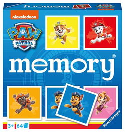Ravensburger - Jeu Memory Paw Patrol 64 Cartes - Version multilingue (Allemand, Anglais, Français, Espagnol, Italien, Néerlandais, Portugais, Polonais)