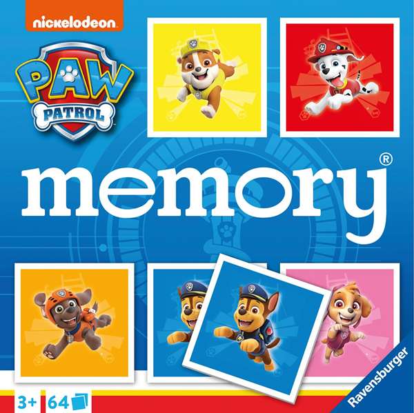 Ravensburger - Jeu Memory Paw Patrol 64 Cartes - Version multilingue (Allemand, Anglais, Français, Espagnol, Italien, Néerlandais, Portugais, Polonais) Ravensburger - Jeu Memory Paw Patrol 64 Cartes - Version multilingue (Allemand, Anglais, Français, Espagnol, Italien, Néerlandais, Portugais, Polonais)