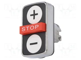 Schneider Electric Commutateur Triple Harmony XB4 22mm noir/rouge/blanc