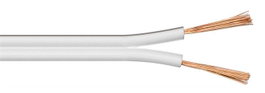 MicroConnect Câble haut-parleur 50m 2x2,5mm² blanc