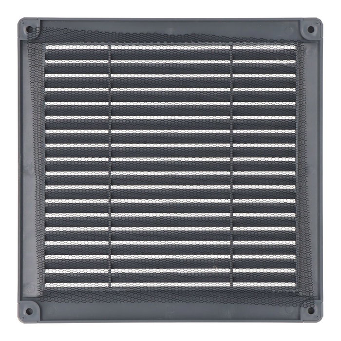Grille de ventilation EDM 87705 Gris 20 x 20 x 0,7 cm Moustiquaire Grille de ventilation EDM 87705 Gris 20 x 20 x 0,7 cm Moustiquaire