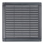 Grille de ventilation EDM 87705 Gris 20 x 20 x 0,7 cm Moustiquaire