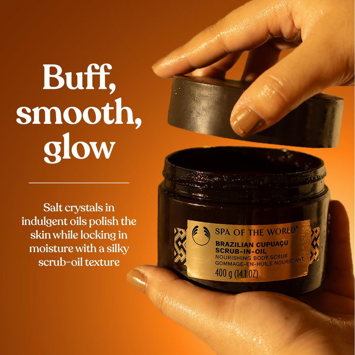 The Body Shop SPA OF THE WORLD brazilian cupuaçu exfoliante corporal The Body Shop SPA OF THE WORLD brazilian cupuaçu exfoliante corporal