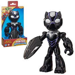 Hasbro Figure Mega Black Panther 22,8 cm, G2832 - Iron Man and His Awesome Friends - 5 points d'articulation - Multilingue (FR/EN/DE/IT/PT/ES) - +3 ans
