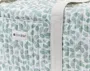 Candide - Sac à langer motif Feuilles - Spacieux et pratique, idéal pour couches et biberons, lavable en machine, devient sac de week-end