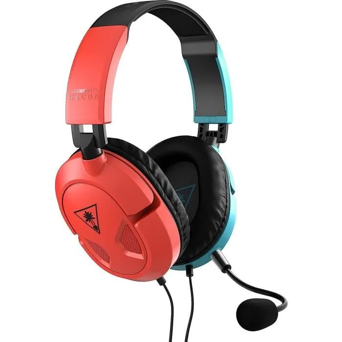 Turtle Beach Recon 50N Casque de jeu stéréo Over-Ear Rouge/Bleu Turtle Beach Recon 50N Casque de jeu stéréo Over-Ear Rouge/Bleu