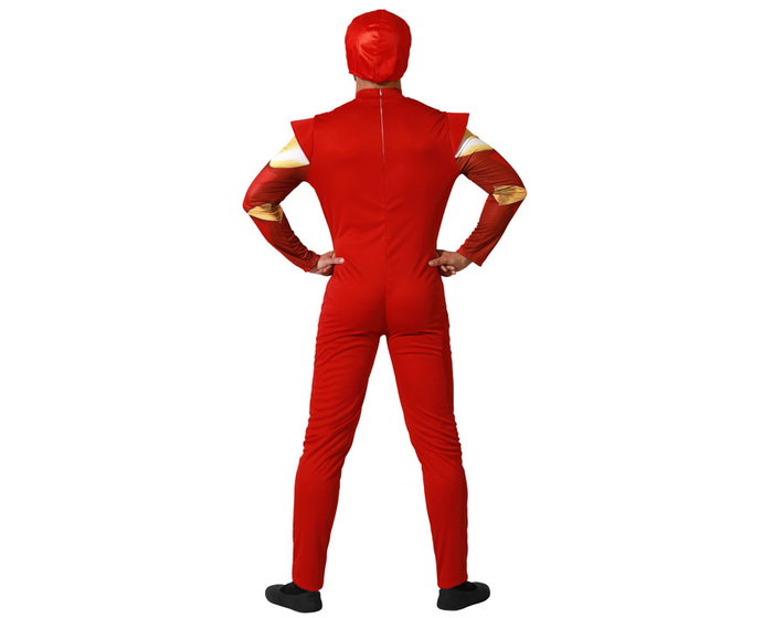 Déguisement adulte homme super-héros rouge, avec masque et combinaison, taille XL - Autres licences - 2023 Déguisement adulte homme super-héros rouge, avec masque et combinaison, taille XL - Autres licences - 2023