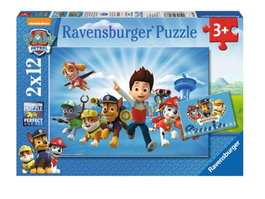 Ravensburger Puzzle Paw Patrol 2 x 12 pièces avec mini poster