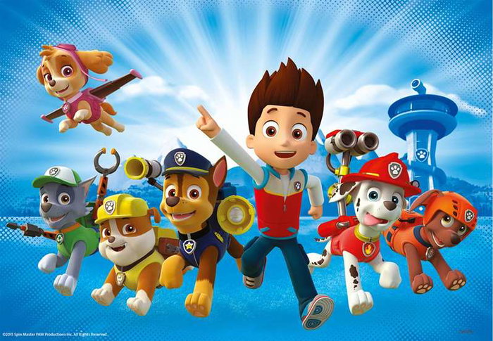 Ravensburger Puzzle Paw Patrol 2 x 12 pièces avec mini poster