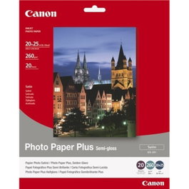 Canon Papel de impresión SG-201 8x10 semi-satiné, 20 feuilles
