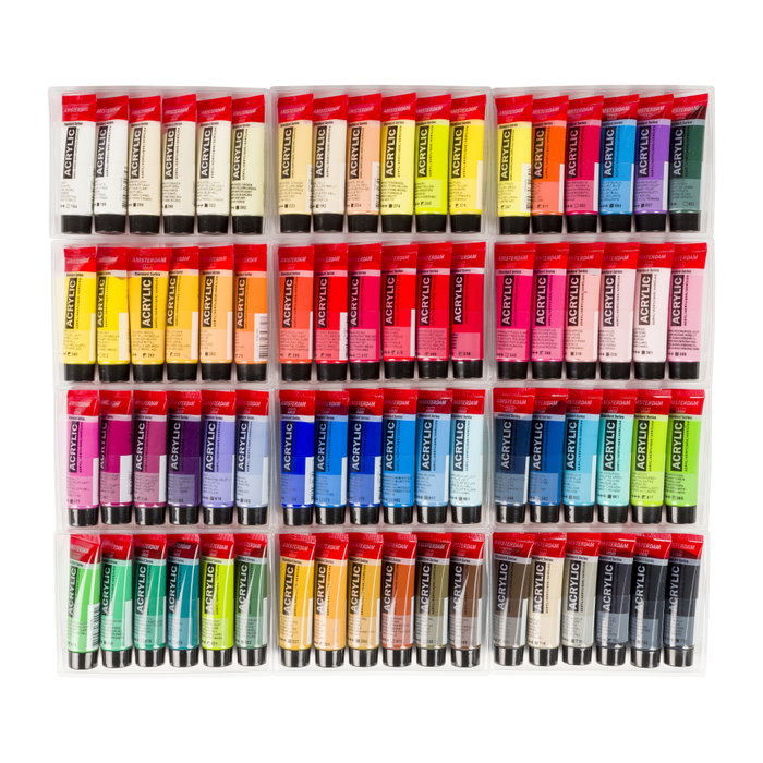 Amsterdam Set de peinture acrylique Standard Series, 72 x 20 ml Amsterdam Set de peinture acrylique Standard Series, 72 x 20 ml