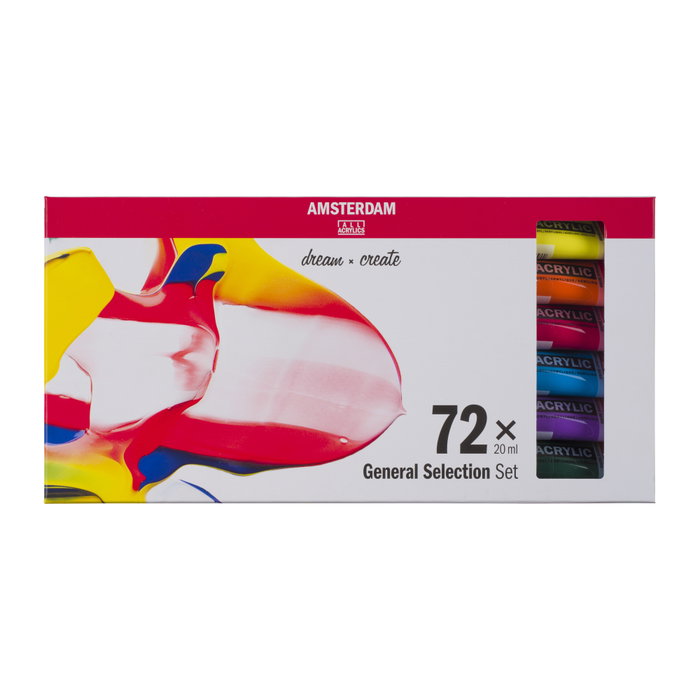 Amsterdam Set de peinture acrylique Standard Series, 72 x 20 ml Amsterdam Set de peinture acrylique Standard Series, 72 x 20 ml