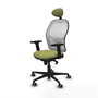 Piqueras y Crespo Chaise de Bureau 2D036G1 Vert Olive avec Appui-tête