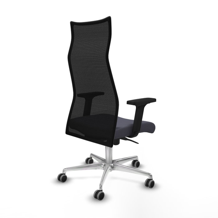 Piqueras y Crespo Chaise de Bureau Albacete Gris foncé et Noir