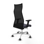 Piqueras y Crespo Chaise de Bureau Albacete Gris foncé et Noir