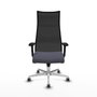 Piqueras y Crespo Chaise de Bureau Albacete Gris foncé et Noir