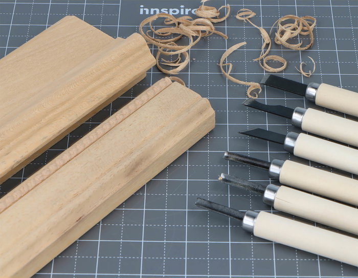 Innspiro Set de 6 outils de sculpture pour bois et linoléum Innspiro Set de 6 outils de sculpture pour bois et linoléum