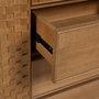 BigBuy Home Buffet MARIGNI Noir Naturel Fer Bois MDF
