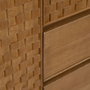 BigBuy Home Buffet MARIGNI Noir Naturel Fer Bois MDF