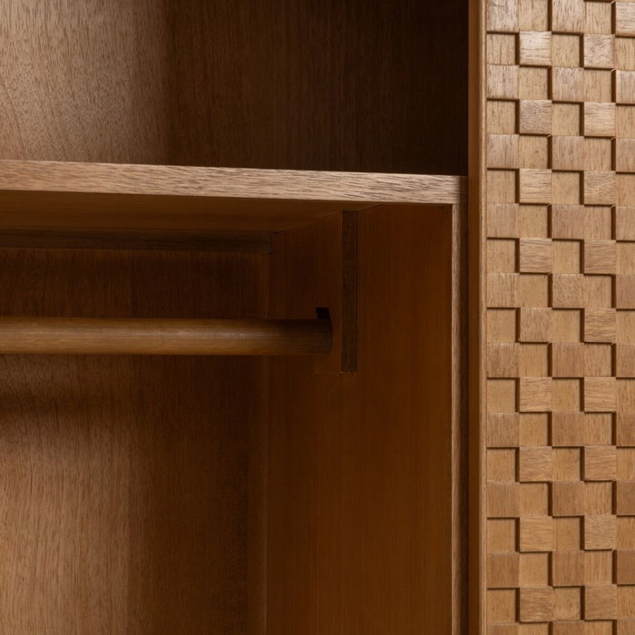 BigBuy Home Buffet MARIGNI Noir Naturel Fer Bois MDF BigBuy Home Buffet MARIGNI Noir Naturel Fer Bois MDF