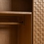 BigBuy Home Buffet MARIGNI Noir Naturel Fer Bois MDF