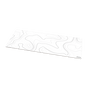 Phoenix technologies Alfombrilla Stratos Tapis de souris grand format 90x40 cm, surface cuir PU, base liège, design topographique