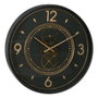 BigBuy Home Horloge Murale Vert Doré Fer 55 x 8,5 x 55 cm
