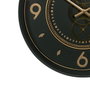 BigBuy Home Horloge Murale Vert Doré Fer 55 x 8,5 x 55 cm