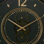 BigBuy Home Horloge Murale Vert Doré Fer 55 x 8,5 x 55 cm