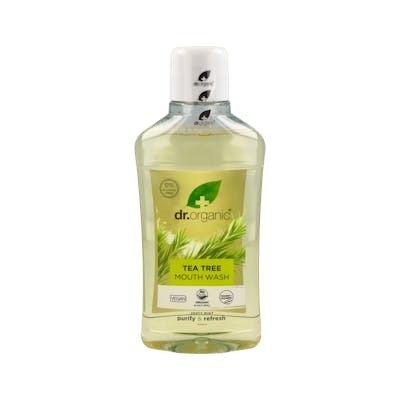 Dr. Organic Bain de Bouche Bioactive Organic à l'Huile d'Arbre à Thé 500 ml
