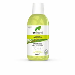 Dr. Organic Bain de Bouche Bioactive Organic à l'Huile d'Arbre à Thé 500 ml