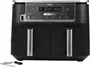Ninja AF451EU Friteuse sans huile Air Fryer, Double cuve 9.5L, 6 programmes de cuisson, 2470W
