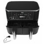 Ninja Air Fryer AF451EU, Friteuse sans huile Double Cuve 9,5 L, Noir