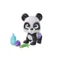 Simba - Pamper Petz Panda à Adopter - Jouet Interactif Articulé qui Boit et Fait Pipi avec Biberon et Sucette - 4 Accessoires - Certificat - Dès 3 ans