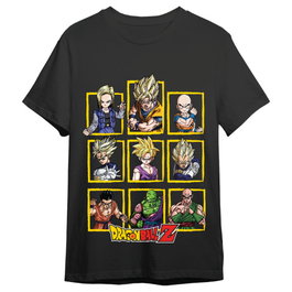 Superplay T-Shirt Dragon Ball Z Characters Noir XL