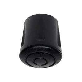 Micel Contera ronde caoutchouc CNT08 16-17mm noir, 25 unités pour cannes et déambulateurs