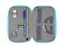 Safta Plumier Triple Blackfit8 "Cool" 37 Pièces - Trousse scolaire avec Compartiments - Dimensions 12,5 x 19,5 x 5,5 cm