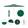 Marbueno Parasol Acier 8 Baleines D300 cm Polyester Vert Jardin, Piscine et Terrasse 10190
