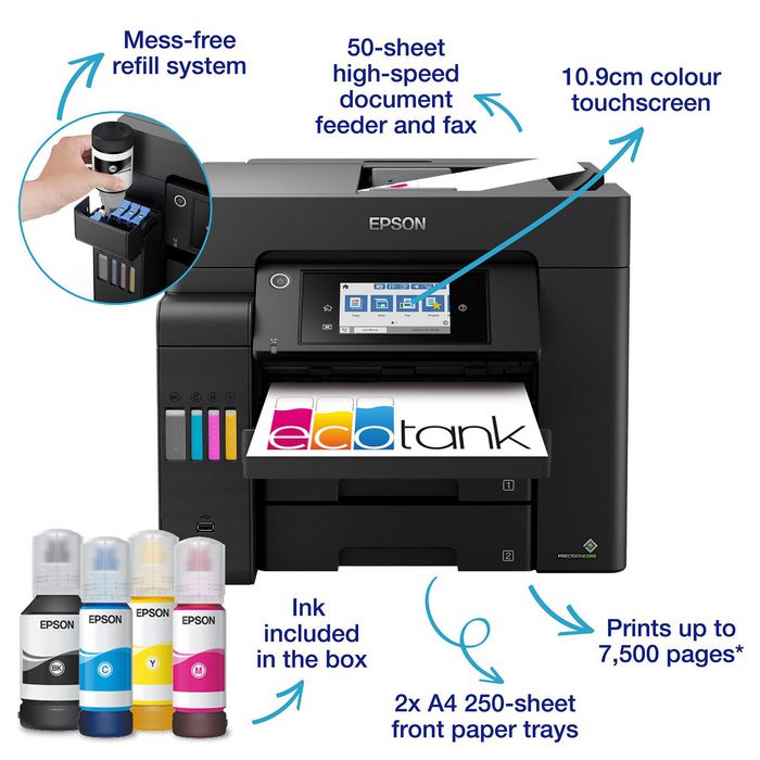 Epson EcoTank ET-5805 Multifonction Jet d'encre Noir