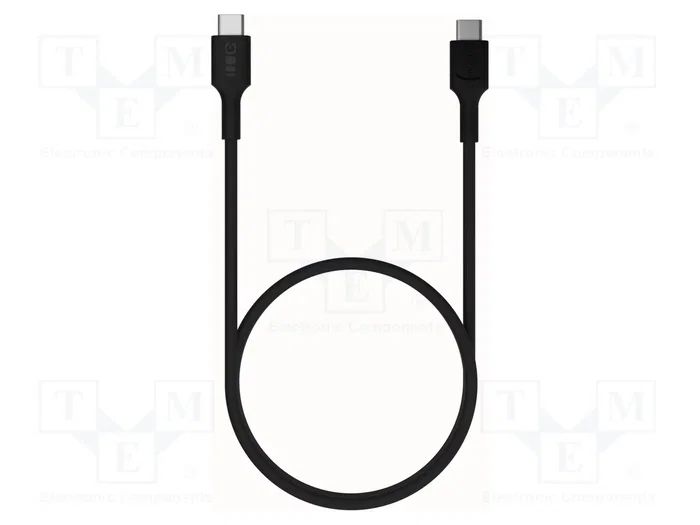 GREEN CELL Câble USB 2.0 USB-C vers USB-C 0,3m Noir GREEN CELL Câble USB 2.0 USB-C vers USB-C 0,3m Noir