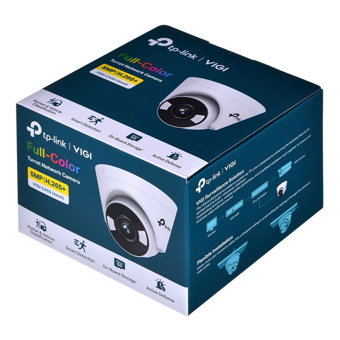 TP-LINK C450 VIGI C450(4MM) Caméra de surveillance extérieure avec objectif 4 mm - Blanc
