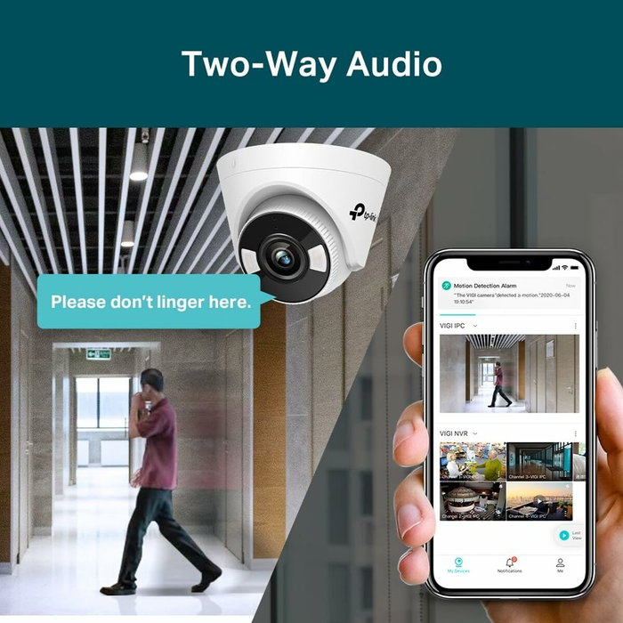 TP-Link VIGI C450 Caméra de surveillance réseau 5 MP, 4 mm