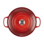 Le Creuset Signature - Kasserolle mit Deckel, 24 cm, 4.2 L, rond, Cerise
