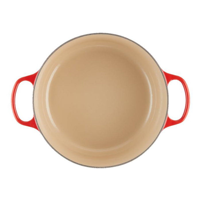 Le Creuset Signature - Kasserolle mit Deckel, 24 cm, 4.2 L, rond, Cerise
